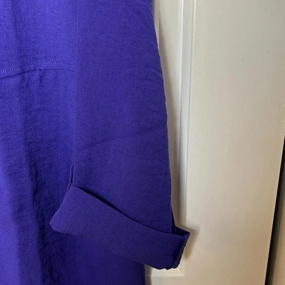 Habitat shirt /tunic, purple women NWT med &large.oversized. Hi-lo, boho, - Picture 7 of 16